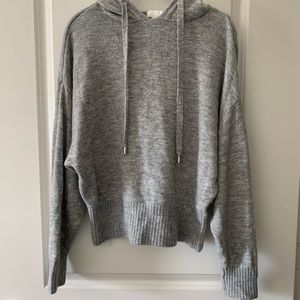 Cozy Knit Slouch Hoodie